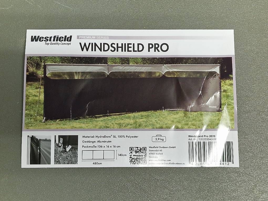 Paraventi: Windschutz Windshield Pro, 480 × 140 cm – Nuovo e nell'imballaggio originale da Seftigen venduto da Kadi61 1