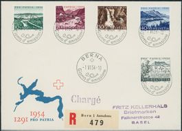 1954 - Pro Patria - R FDC ET