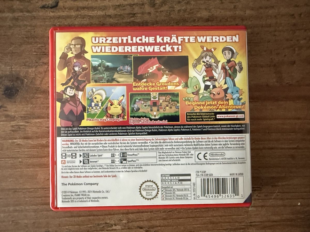 Pokémon Giochi: Pokemon Omega Rubin - Nintendo 3DS – Usato da basel venduto da NaLuBa1 1