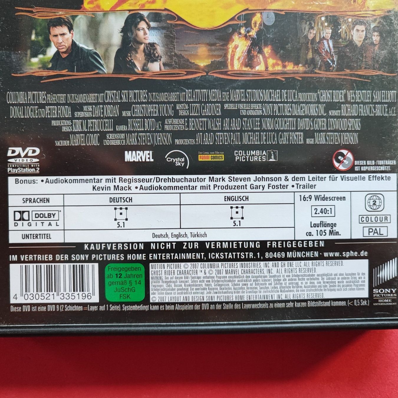 Tutti i DVDs: Ghost Rider – Usato da Dübendorf venduto da kb86_MOVIE 2
