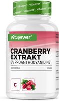 Cranberry + Vitamin C – 365 vegane Kapseln, 25:1 Extrakt