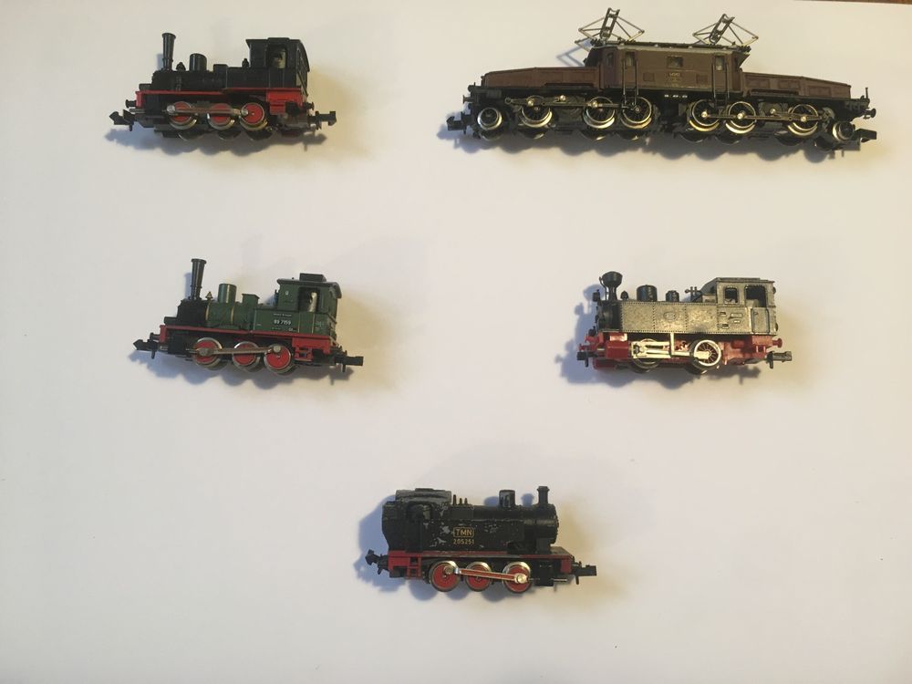 Modelleisenbahn Loks + Waggons In Spur H0