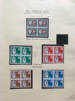 1957, Pro Patria 4er Block Serie (**)