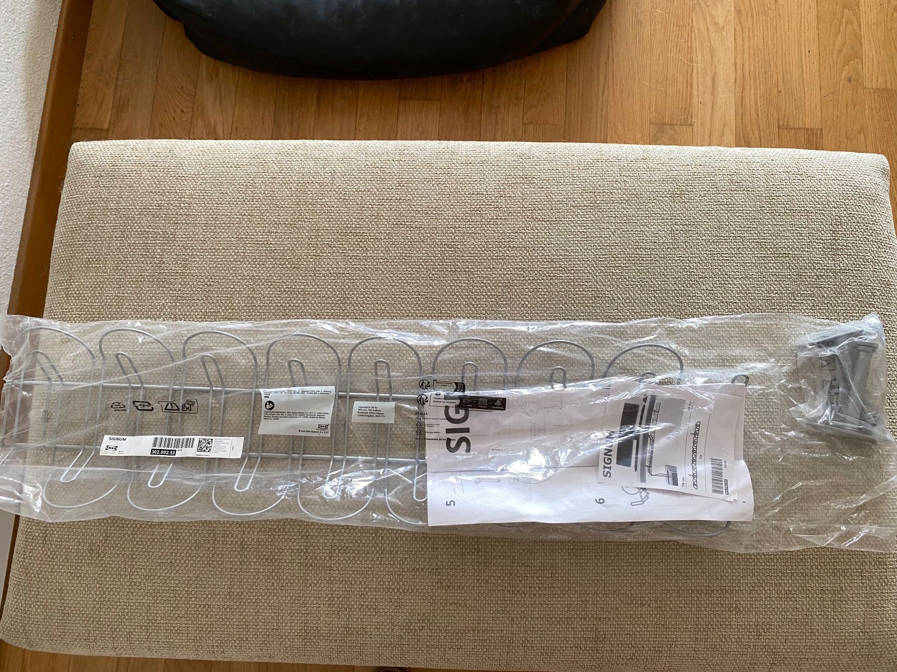Ikea Altro Materiale elettrico: Ikea, SIGNUM Cable trunking horizontal, silver-colour, 70 cm – Nuovo e nell'imballaggio originale da Zürich venduto da anasustic
