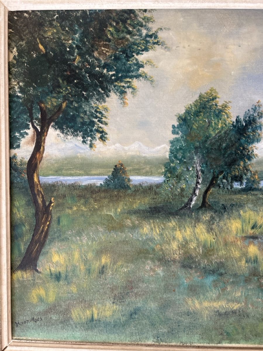 Gemälde: Original Ölgemälde M. von Moos im Holzrahmen – Gebraucht aus schaffhausen von xja_8fwh 1