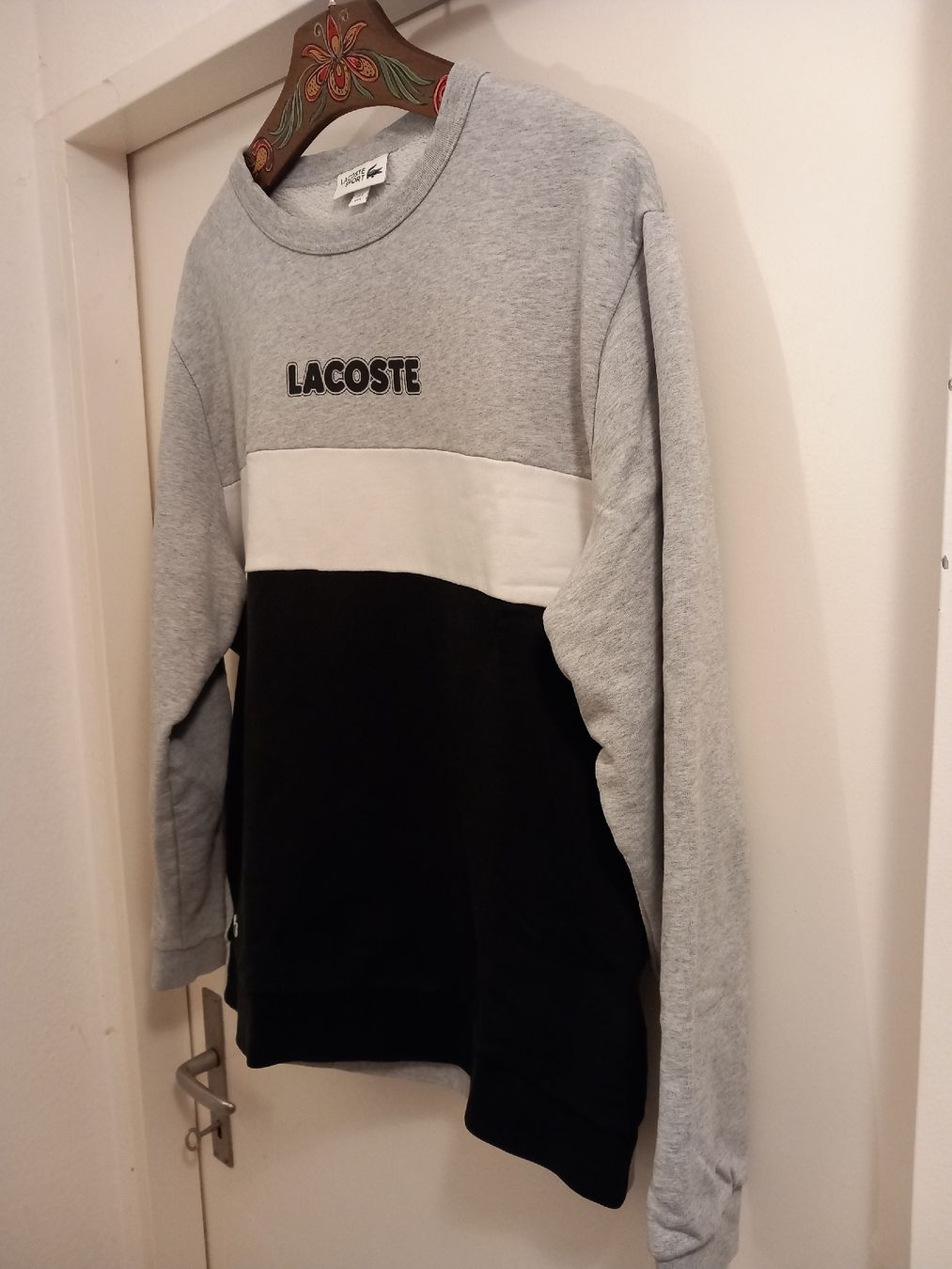 Lacoste Maglioni & Felpe: 🐊 LACOSTE Herren Pullover Sweatshirt Grau Schwarz wNEU L 🐊 – Nuovo (secondo la descrizione) da Effretikon venduto da SEMOUNA 4