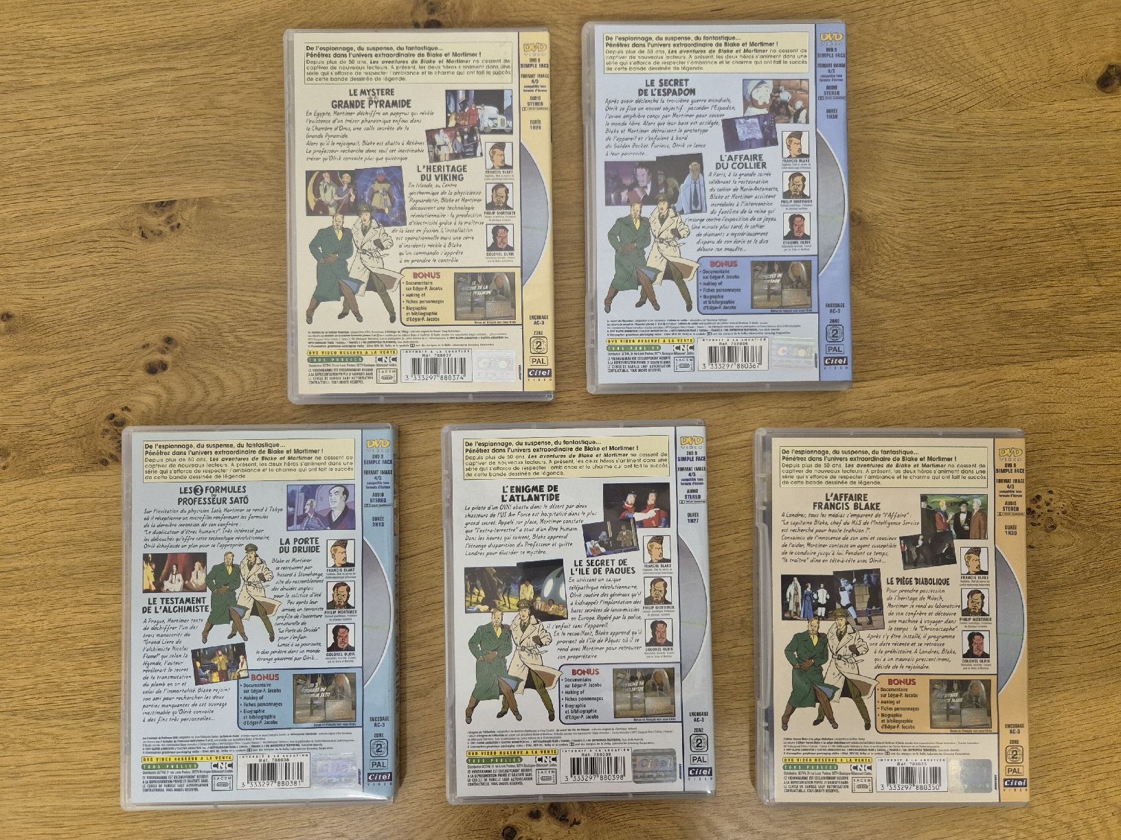Alle DVDs: Blake et Mortimer - lot de 5 DVD  – Gebraucht aus Bogis-Bossey von VNT-GE.ch 1