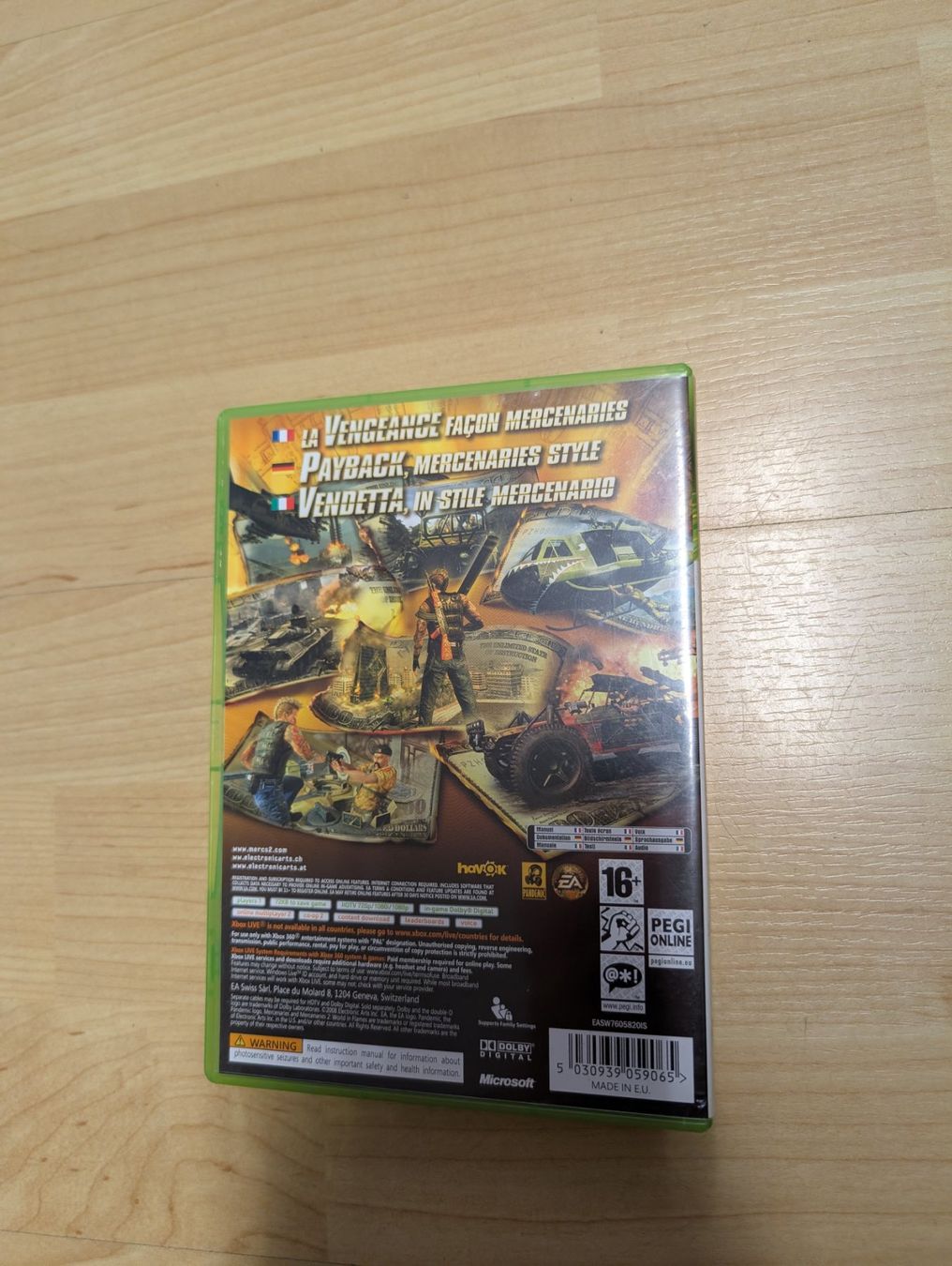 Giochi: Mercenaries 2 world in flames Xbox 360 – Usato da Giubiasco venduto da Ticinerd 1