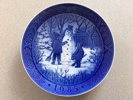 Royal Copenhagen Weihnachtsteller 1985