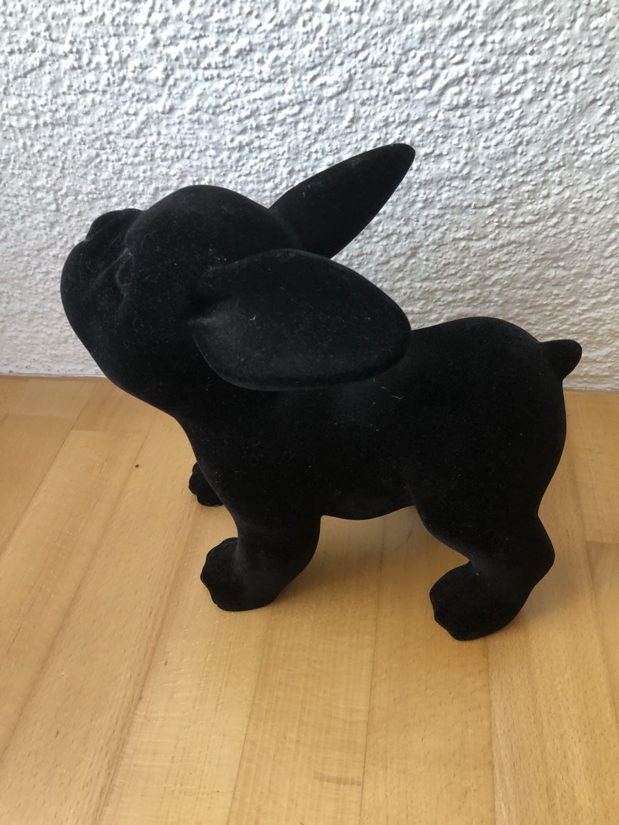 Tutte le decorazioni: Schwarzer Deko-Bulldoge, Samt – Usato da Worb venduto da Tyra07 2