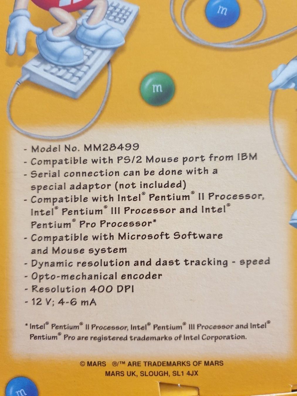 Mouse: M&M's PC-Mouse in Originalverpackung – Nuovo (secondo la descrizione) da Rebstein venduto da gimmma 3
