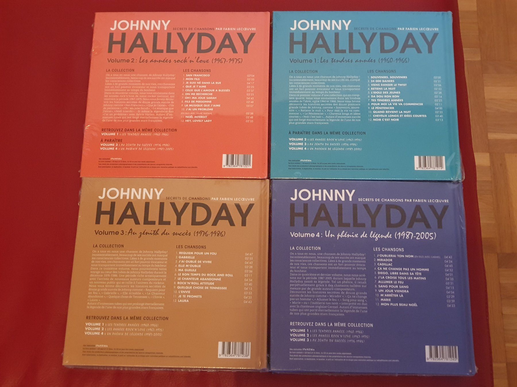 CD: Lots 4 cd plus livres Johnny Hallyday – Nuovo e nell'imballaggio originale da Belmont-Lausanne venduto da MikeC 1