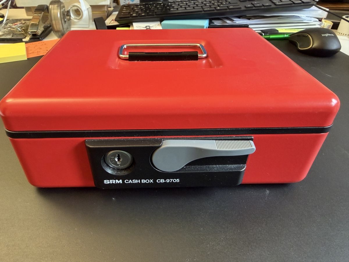 Registratore di cassa: SRM Geldkassette CB-9705 mit Schloss – Usato da Luzern venduto da Philucardo