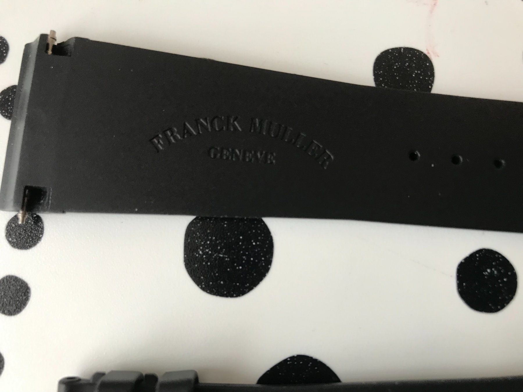 Franck Muller Armbänder & -reifen: FRANCK MULLER ORIGINAL - SILICONE STRAP 27/22 - NEW !!! – Neu (gemäss Beschreibung) aus Epalinges von dream-watch 4