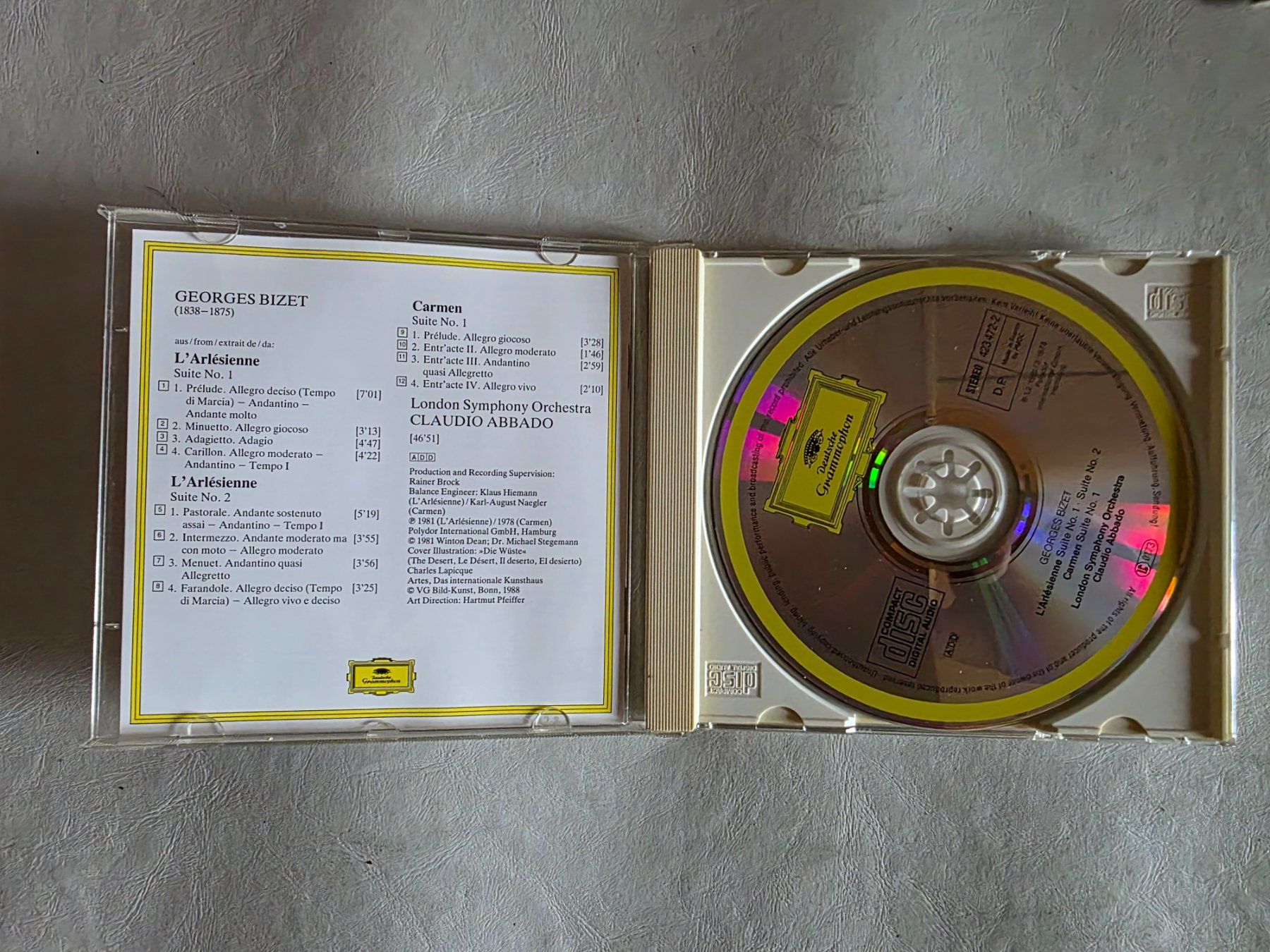 CDs: Musik CD Klassik Georges Bizet – Gebraucht aus Walterswil BE von Lonitti 1