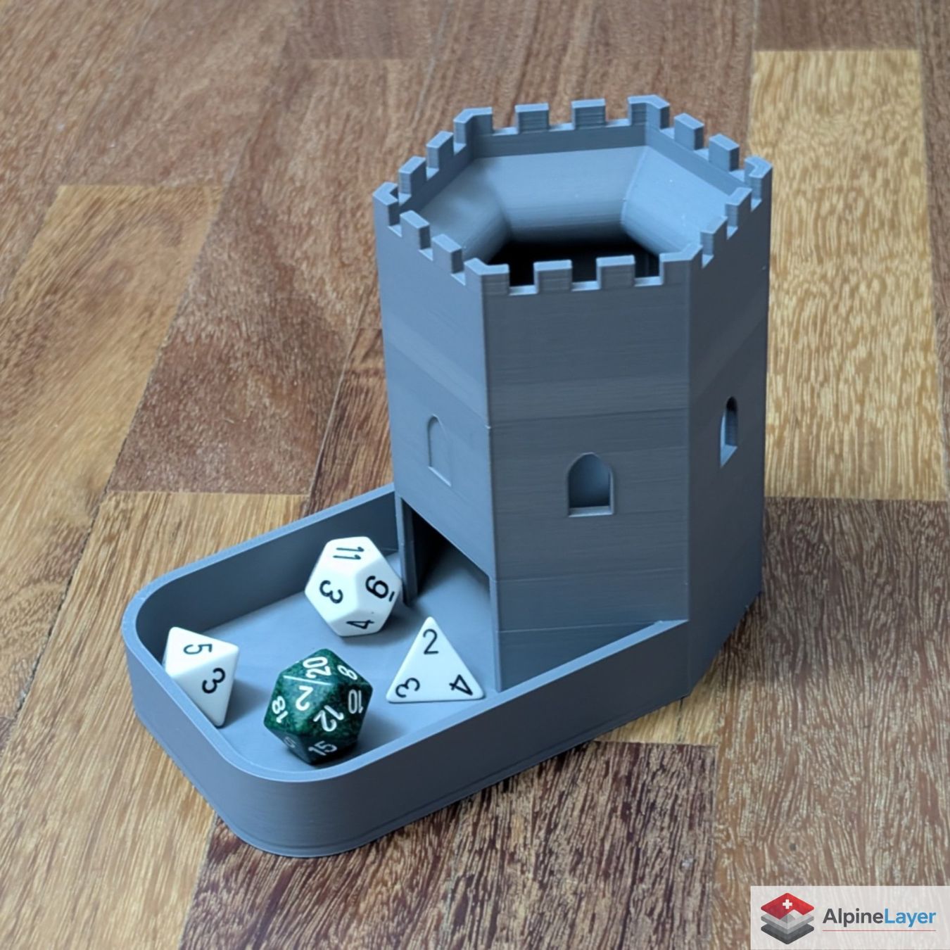 Giochi: Medieval Dice Tower 3D Printed Board Game Accessory – Nuovo (secondo la descrizione) da Losone venduto da AlpineLayer