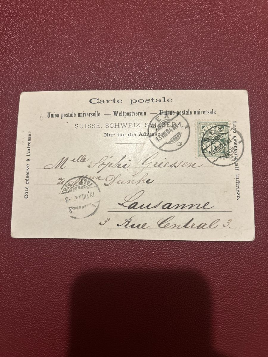 Cartoline postali: Pont de Saint Maurice et les Fortifications 1904 – Usato da Breganzona venduto da Milesbo 1