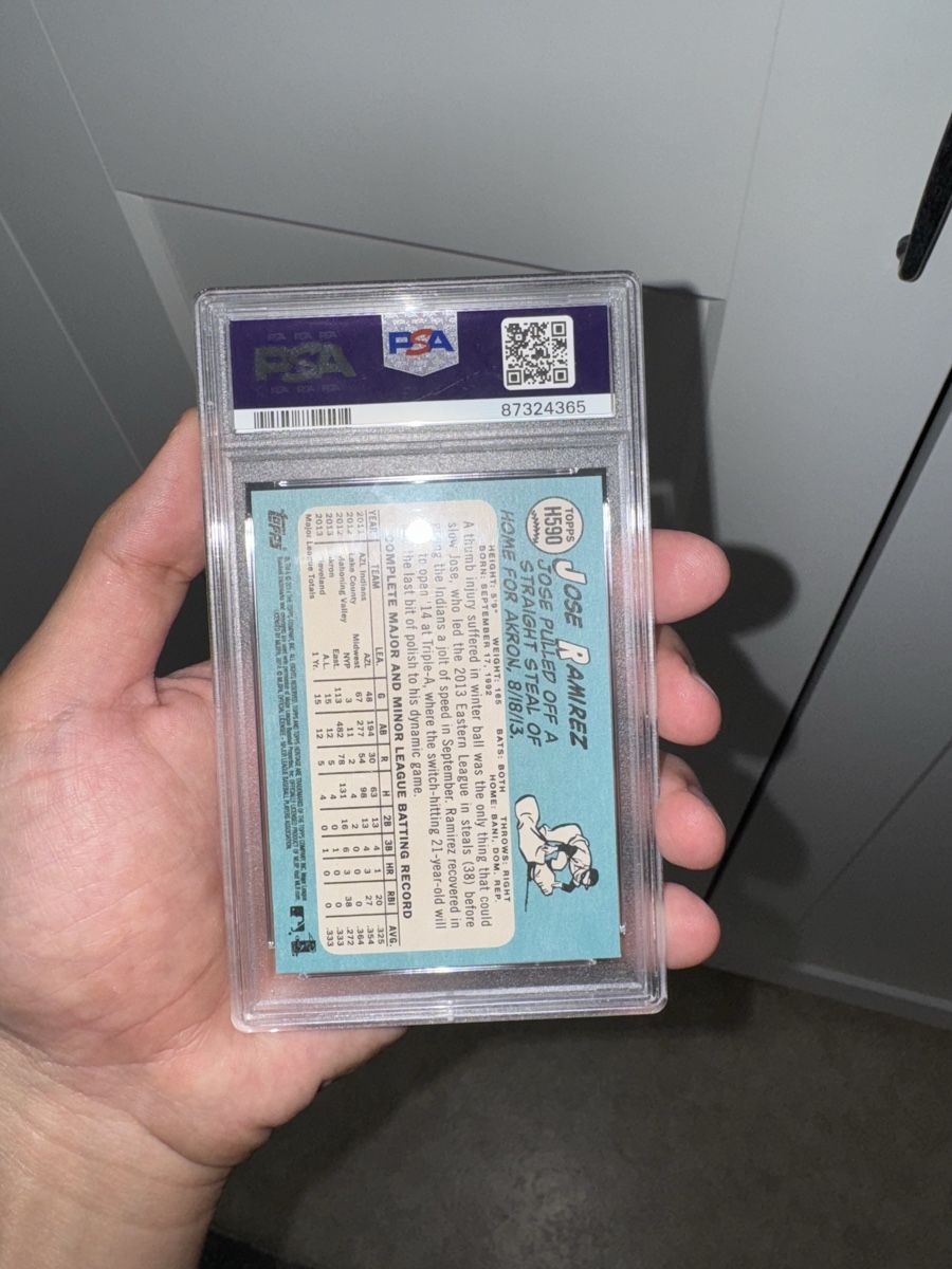 Topps Carte collezionabili: 2014 Topps Heritage Jose Ramirez PSA 10 Gem MT – Nuovo (secondo la descrizione) da Horgen venduto da TenzinL 3