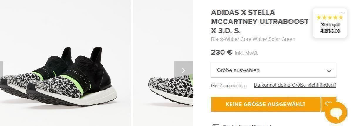 Stella McCartney Scarpe da donna: Stella McCartney x adidas UltraBoost .37.5 – Usato da Collonges venduto da Auganien 2