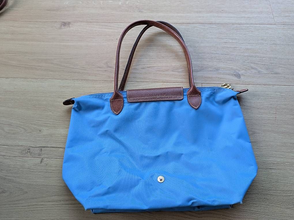 Taschen für Damen: Longchamp Le Pliage M hellblau – Gebraucht aus Dinhard von Hoiiiduu 1