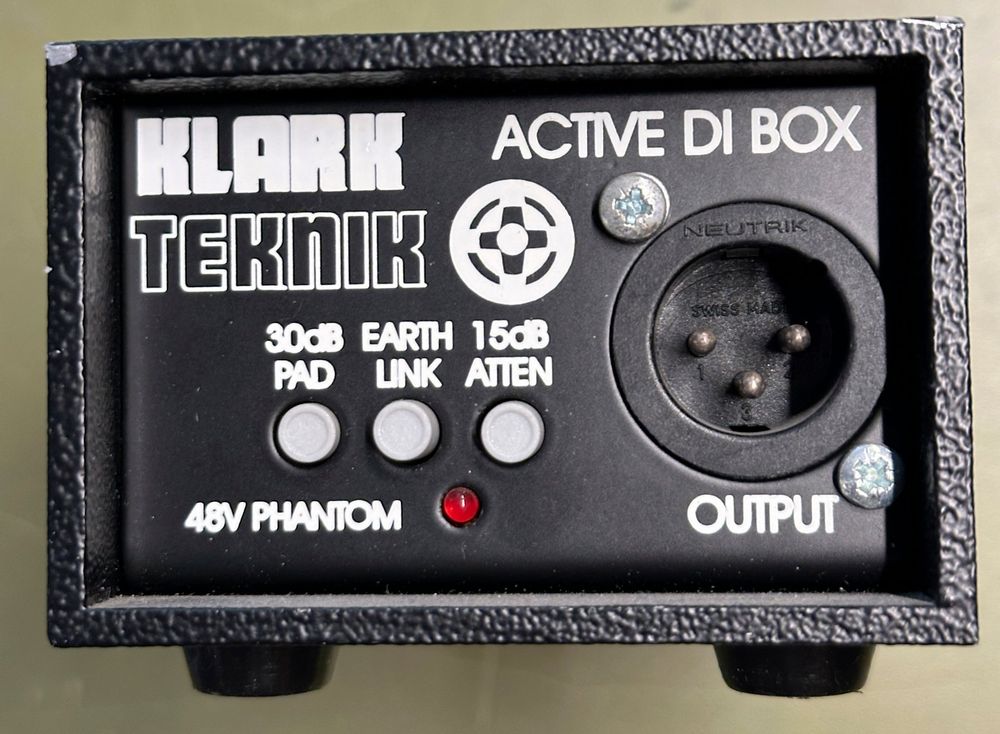Instruments de musique: Klark Teknik DI box 48V phantom, excellente qualité. – D'occasion à Goumoens-la-Ville par Vitamine