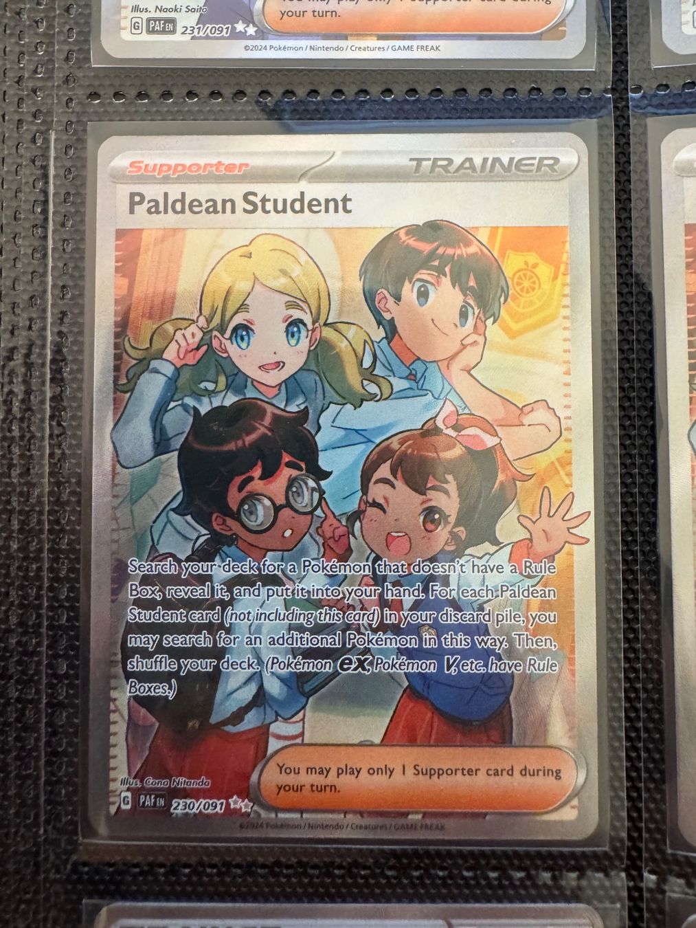 Pokémon Cartes à collectionner: Pokemon Paldean Student PAF 230 – Neuf (Voir description) à Winterthur par hershanking