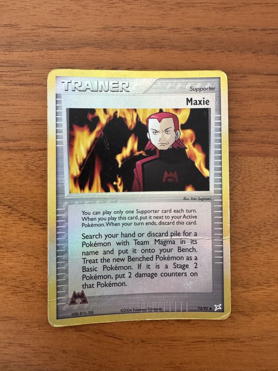 Pokémon Cartes à collectionner: Pokemon - Maxie Team Magma Holo - Trainer – D'occasion à Breganzona par CaiLol