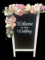 Welcome Tafel Hochzeit inkl. Blumen