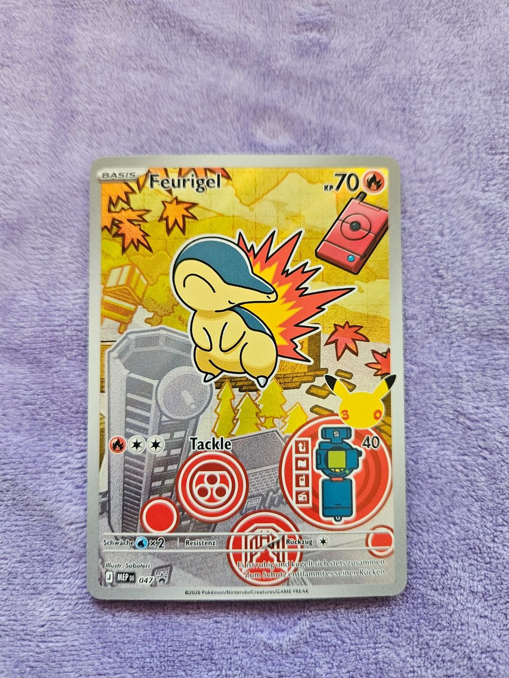 Pokémon Sammelbilder & Trading cards: MEP (DE) 047 Feuerigel DE – Neu (gemäss Beschreibung) aus Cham von sirloin28