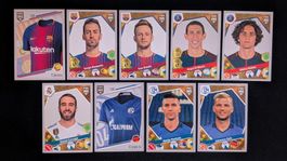 Panini FIFA 365 2018 - Lot de 9 Stickers
