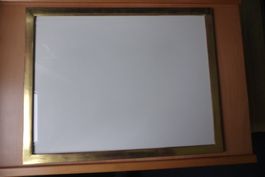 Antiker Goldrahmen, flaches Profil ü Eck  - 37 x 47 cm
