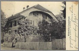 1915, LANGENBRUCK, KINDERHEIM (ECKE: KL. FLECK), BELEBT