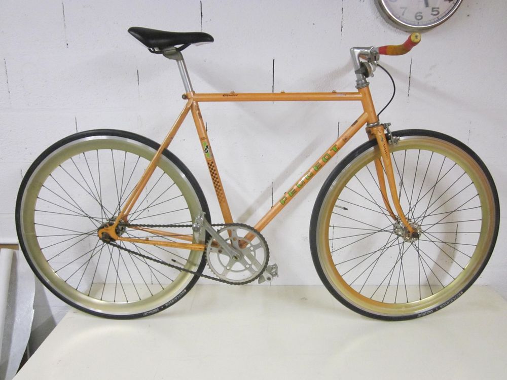 Antik Fahrrad Vélo Peugeot Roue Fixe Course Vintage Oldtimer Kaufen auf Ricardo