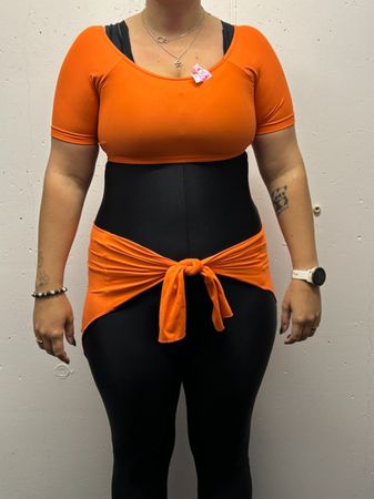 Oranges Sommer Set: Top und Cacheur, Grösse S