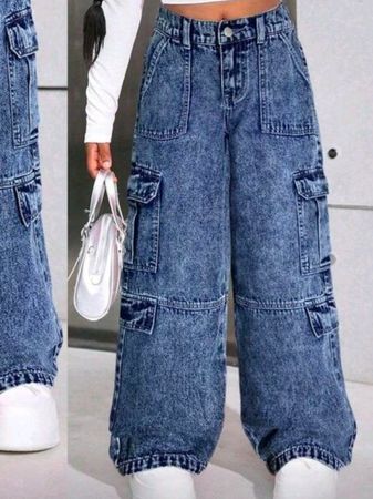 KIDS Baggy Jeans - 122/128 👧🏻