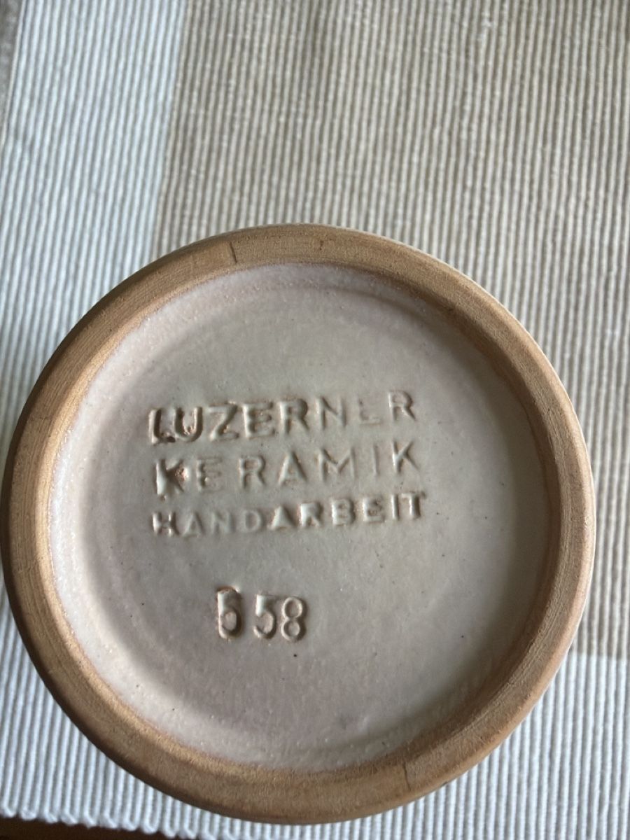 Tazze: Luzerner Keramik Becher Handarbeit 658 decorative ceramic – Usato da Zürich venduto da mhm_6rhw 2