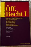 Buch Öffentliches Recht I 6. Auflage