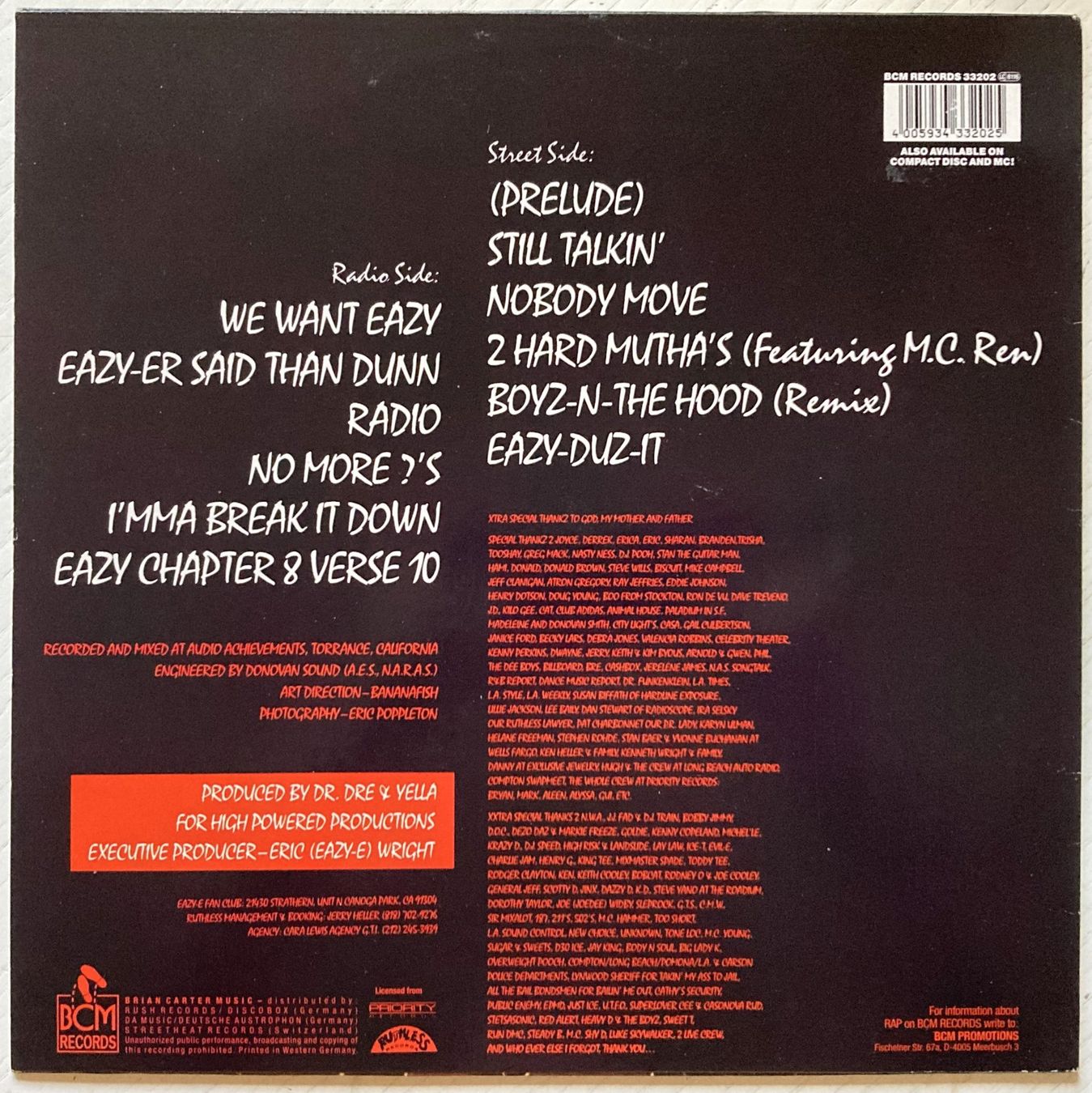Vinyles: EAZY-E - EAZY-DUZ-IT – D'occasion à Bottens par hotter-than-hell 1