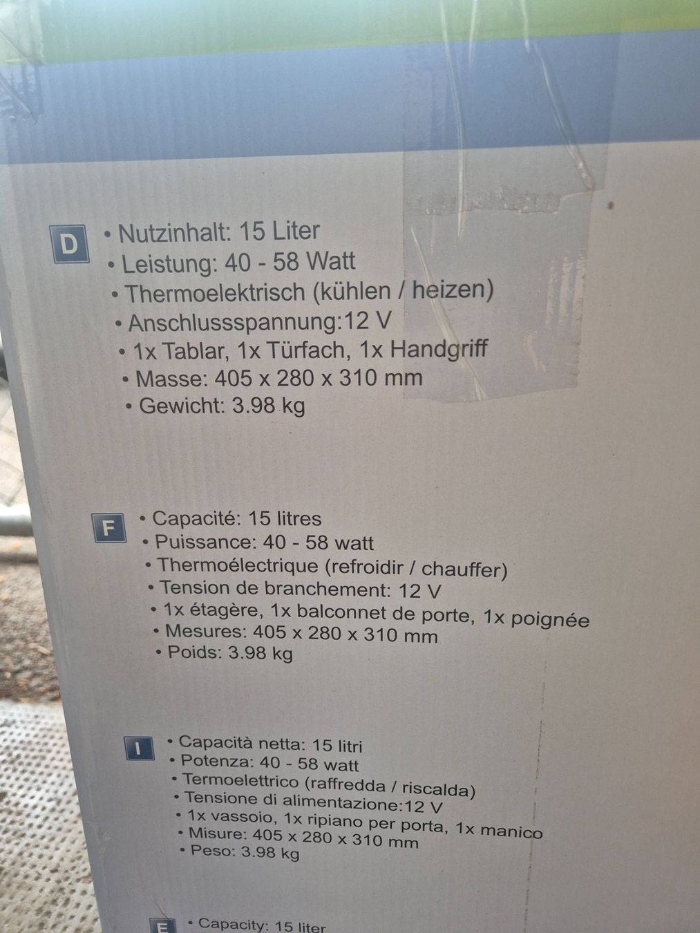 Tables: Bartisch mit Kühlschrank – D'occasion à Uttigen par Fendt01 6
