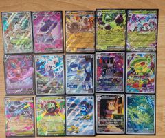 Pokémon 🔥 Kartenset:71 Karten inkl.Binder (AR/EX/Promo/V)