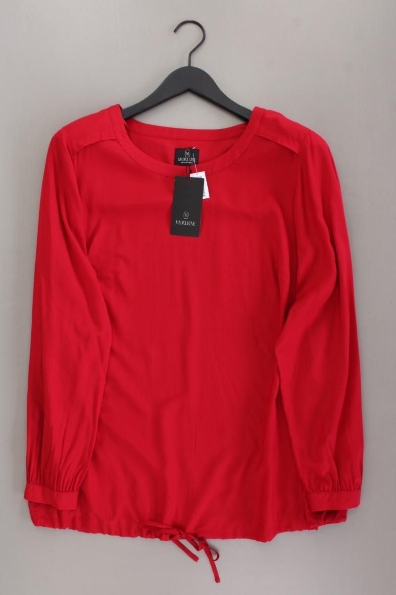 Blusen: Madeleine Langarmbluse Gr. 46 rot – Neu (gemäss Beschreibung) aus Neustadt an der Waldnaab von SecondLifeFashion