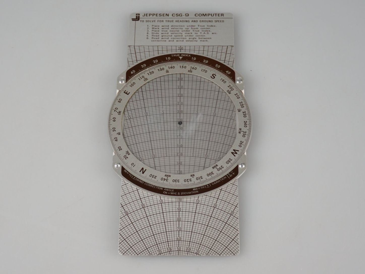 Misurare: Jeppesen E-68 Type (Navigationsrechenschieber) – Usato da Rüti ZH venduto da Restwert_Rueti_ZH 1