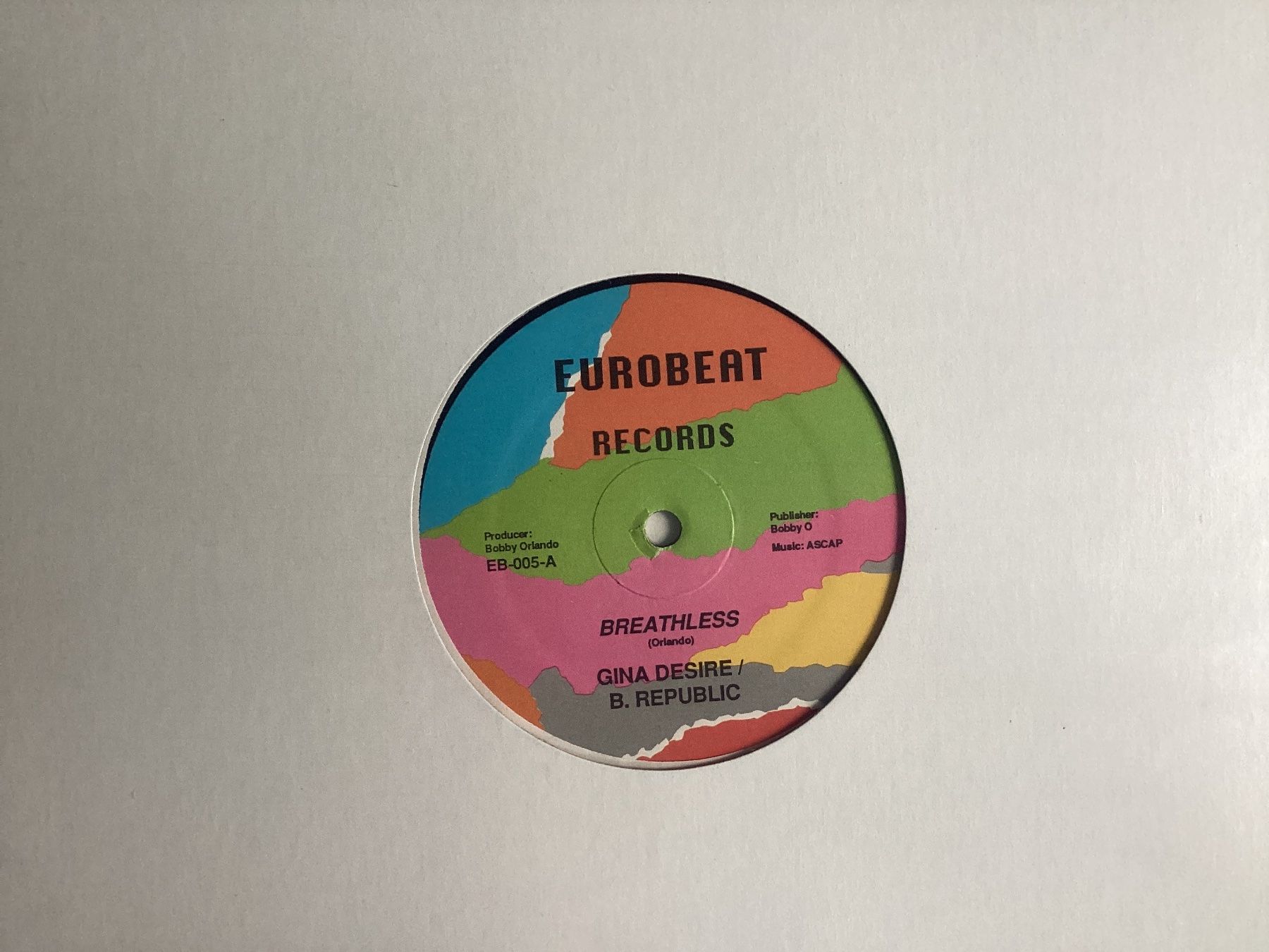 Dischi in vinile: Gina Desire Maxi-Single - Breathless – Usato da Gutenswil venduto da Hamzian