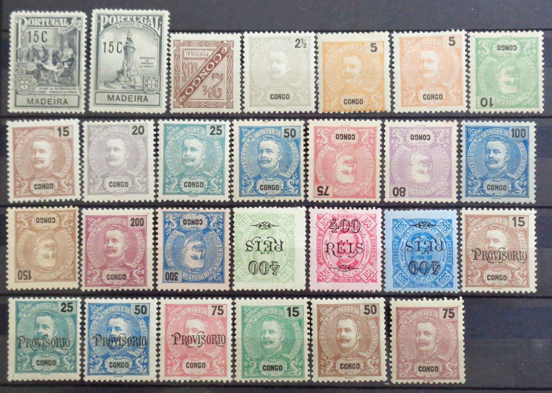 Tutti i francobolli: MADEIRA + CONGO: Selos novos * – Nuovo (secondo la descrizione) da Le Locle venduto da timbrettino