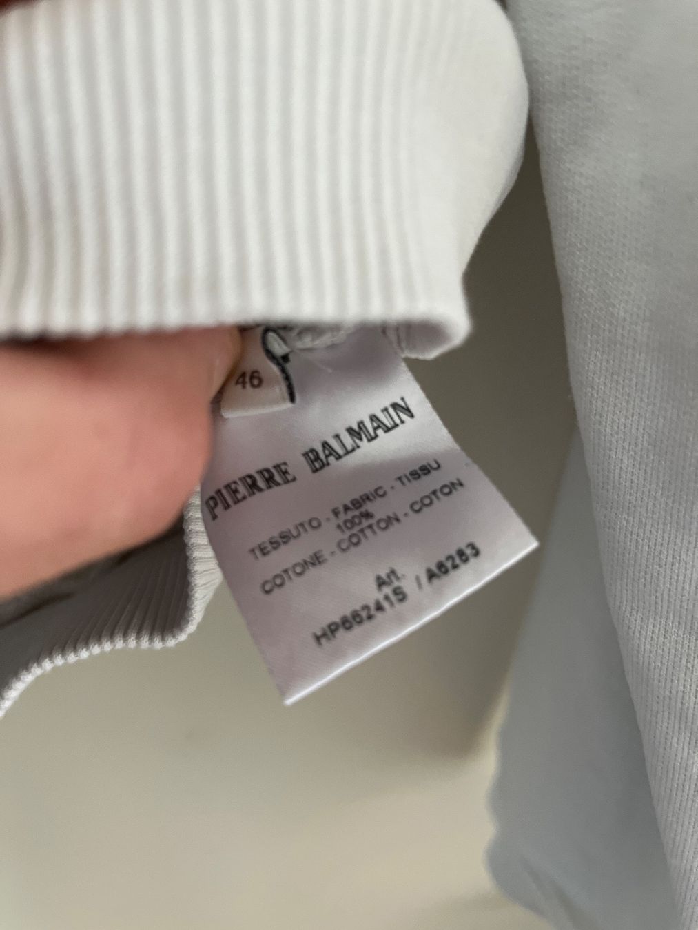 Balmain Pullover & Sweatshirts: Balmain Sweatshirt Original White – Gebraucht aus Cham von Michael1109 2