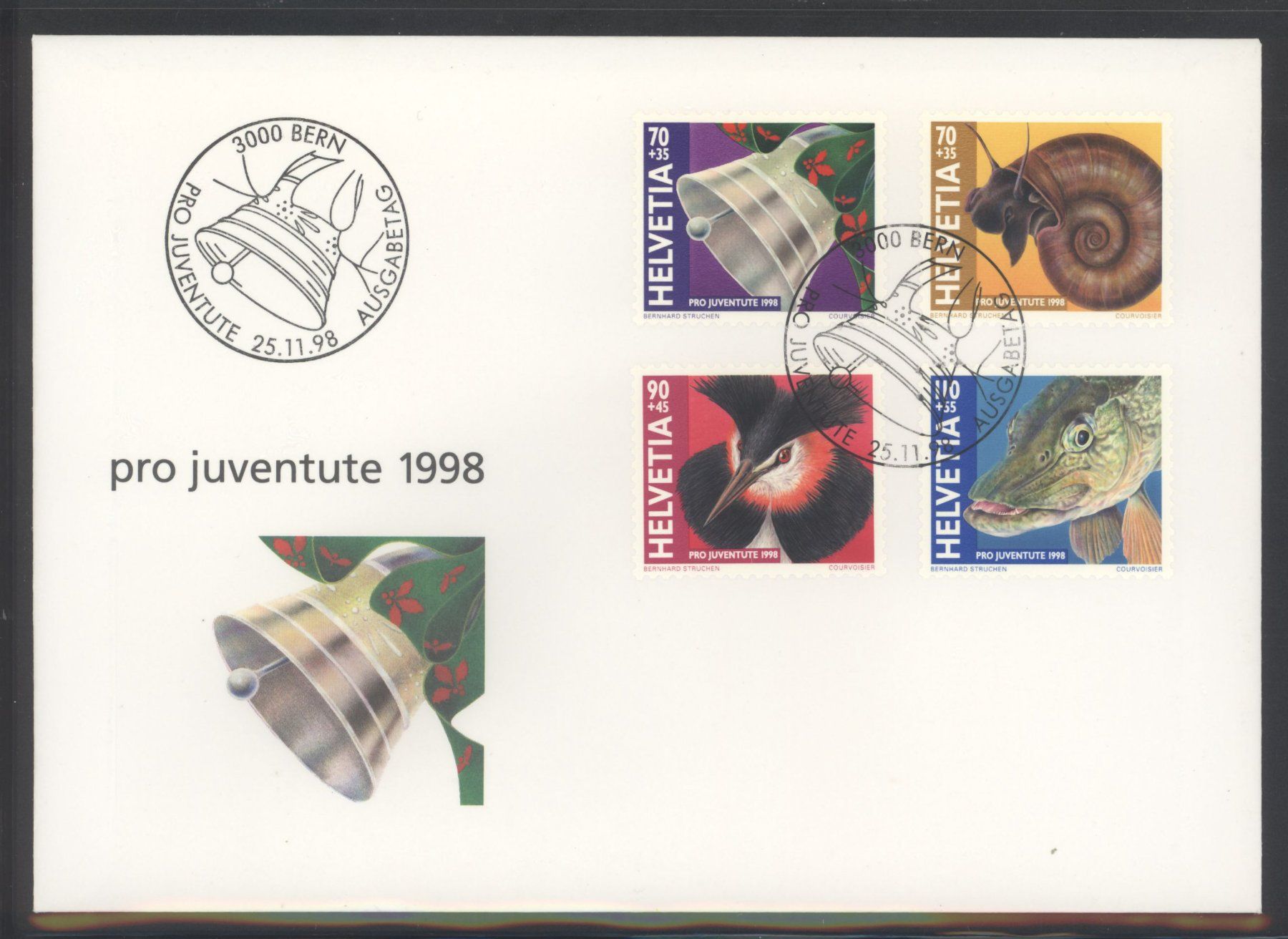 Tutti i francobolli: 1998, FDC, Pro Juventute – Usato da Willisau venduto da Vollstempel