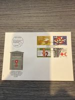 Schweizer Brief mit Briefmarken, Sonderstempel, 9.9.86
