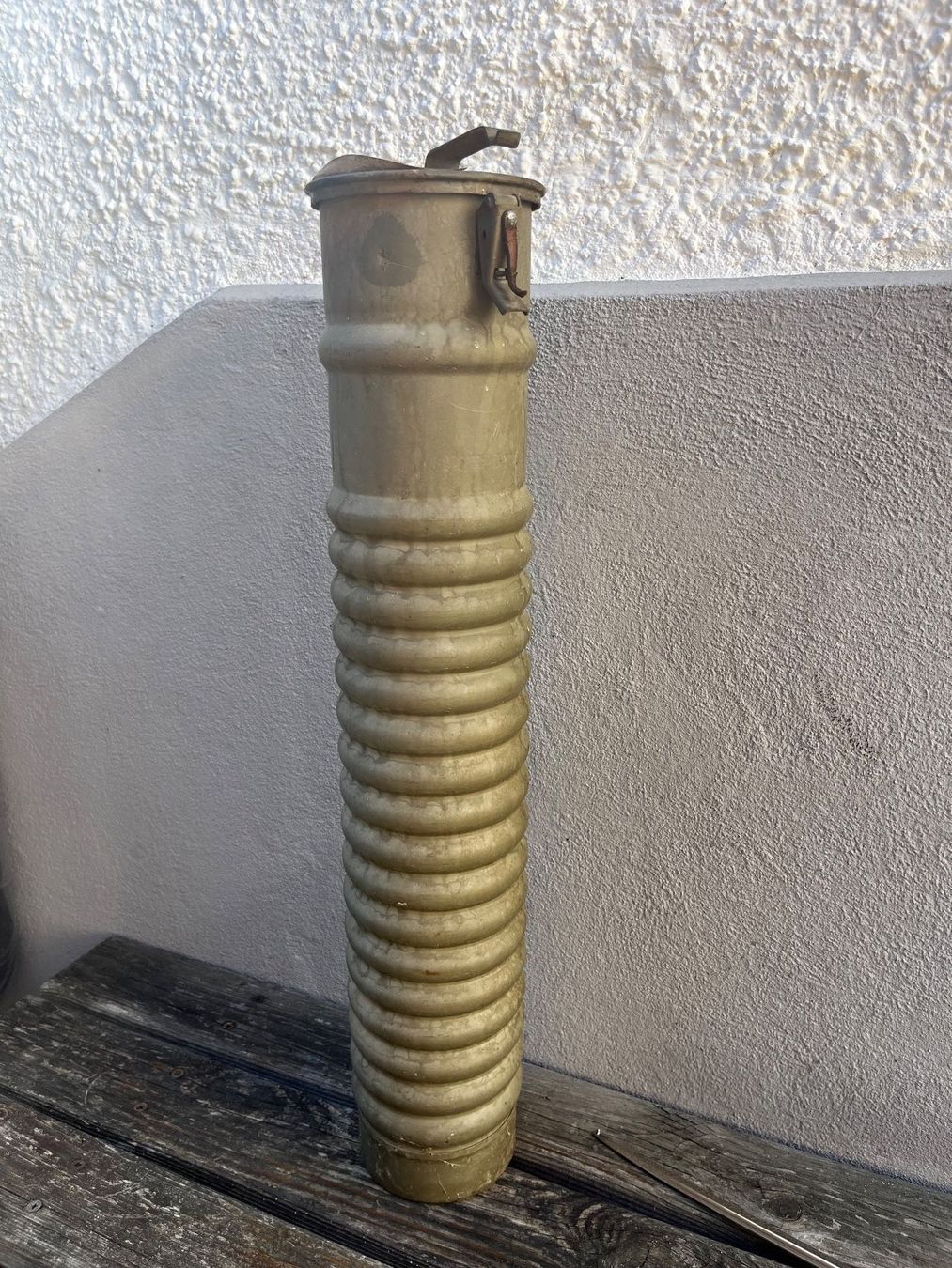 Contenitori & Simili: Schutzmasken-Behälter, Schweizer Armee – Usato da Muttenz venduto da gH5613