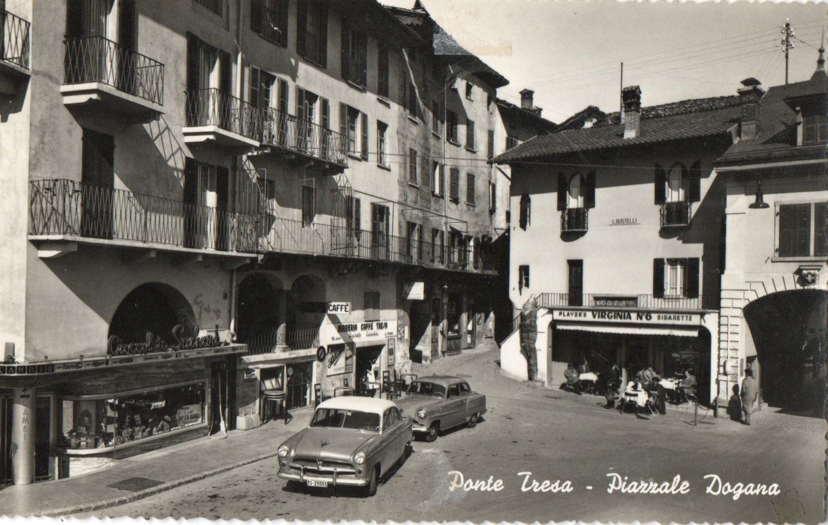 Cartoline postali: Ponte Tresa - Piazzaale Dogana – Nuovo (secondo la descrizione) da Melano venduto da pisonsdro