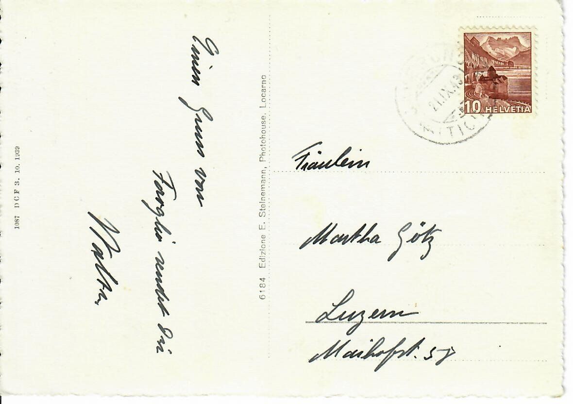 Cartoline postali: Foroglio – Usato da Hochdorf venduto da Ziegel-16 1